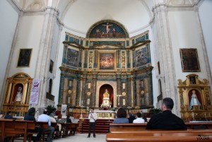 Interior de la Iglesia de Nuestra Señora de la Asunción. Chinchón