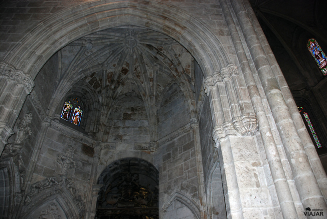 Una de las bóvedas de Santa María. Aranda de Duero. Burgos
