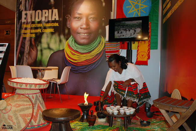 Ceremonia del café con Endoethiopia. Fitur 2014