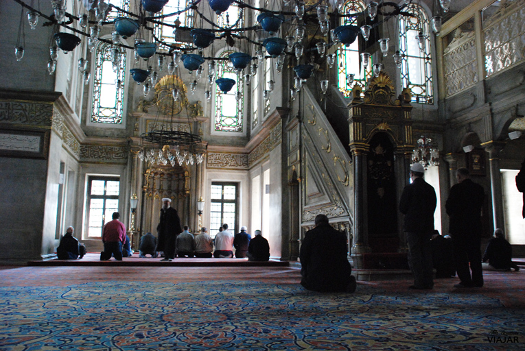 Interior Mezquita de Eyüp, Estambul