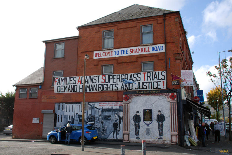 Mural en Shankill Road. Belfast