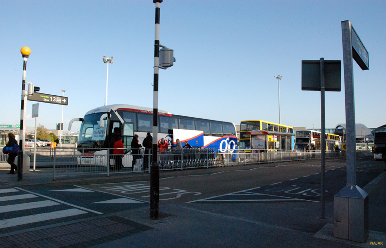 Dársenas de autobuses del aeropuerto de Dublín
