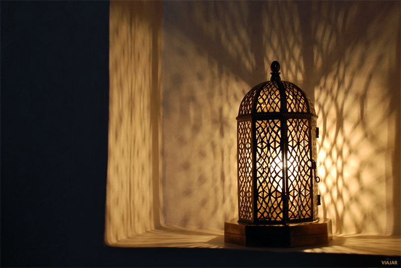 Lámpara del Hotel Royal Mansour. Marrakech