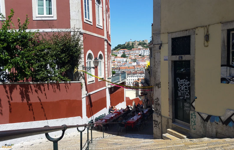 Calçada do Duque. Barrio Alto. Lisboa