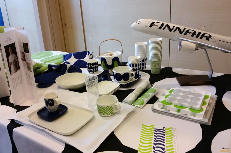 Diseños de Marimekko para Finnair