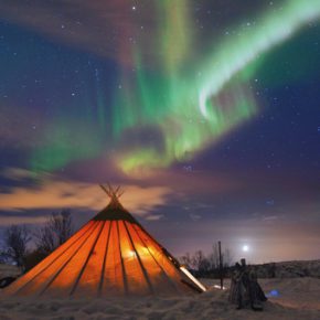 Auroras boreales en la Laponia noruega, en busca de las luces del norte