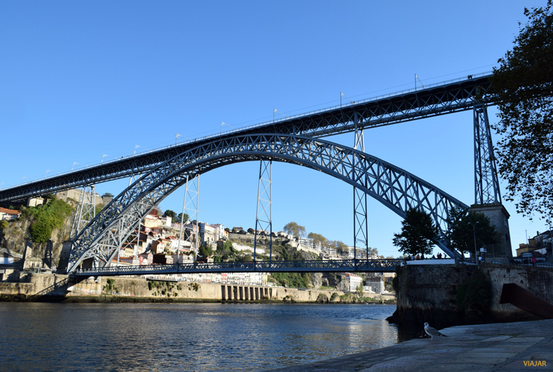 Puente Don Luis I desde Vilanova de Gaia