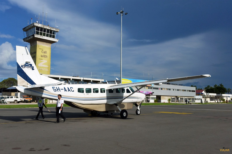 Vuelo con Auric Air. Viajar a Zanzibar