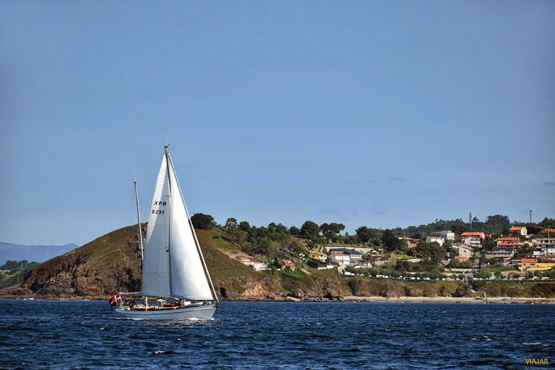 Navegando por la ria. Fotografias de Terras de Pontevedra