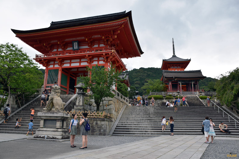 Tempo Kiyomizu-dera, Kioto. Japon. Los mejores destinos para 2019