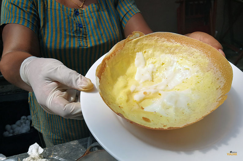 Egg hopper de Sri Lanka